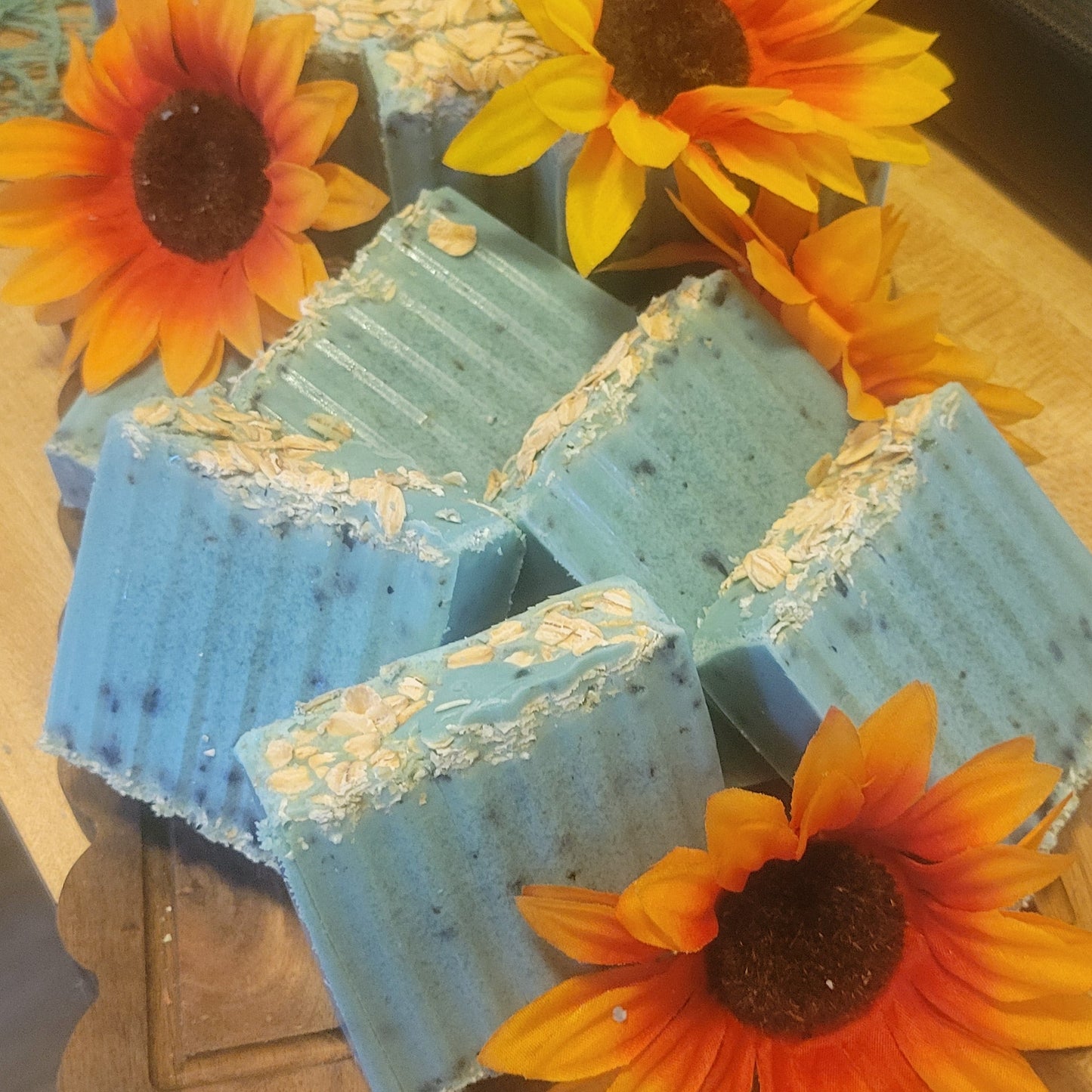 Blueberry vanilla oat bars